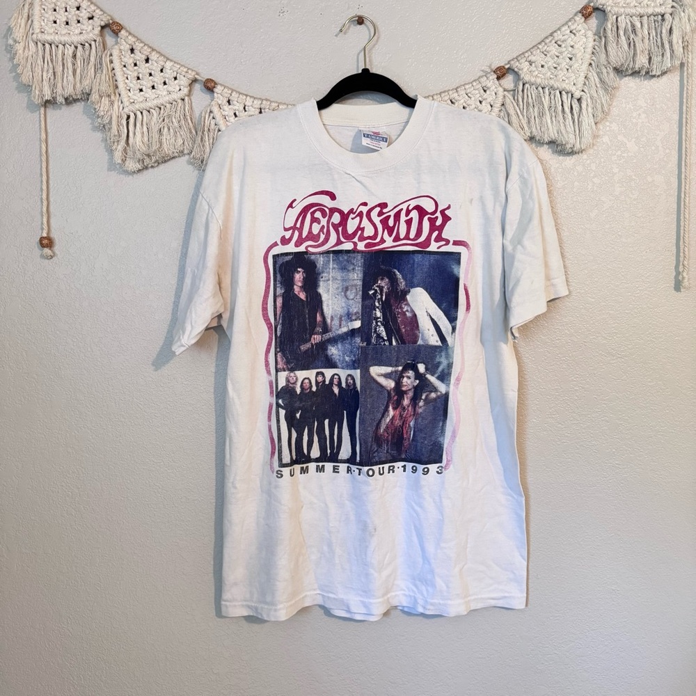 Aerosmith Vintage‎ Single Stitch 1993 Summer Tour Tee